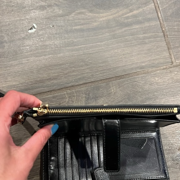 Michael Kors Black Textured Wristlet - Picture 4 of 5
